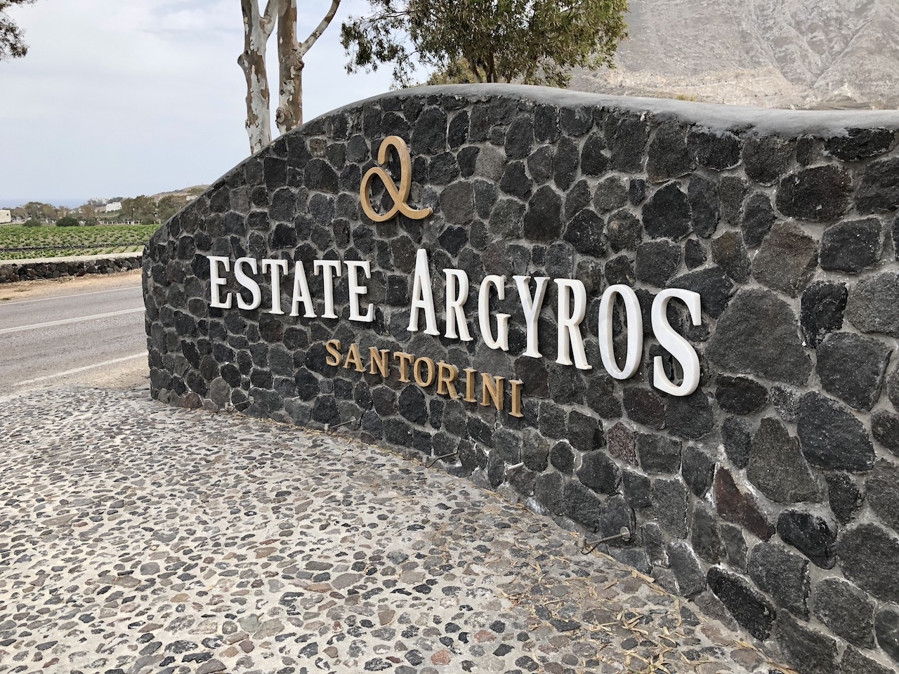 Dégustation des vins du domaine Estate Argyros à Santorin (Grèce)