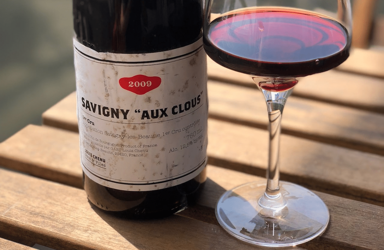 Dégustation à la volée #8 : Vin rouge Savigny « Aux clous » 2009 de Louis Chenu