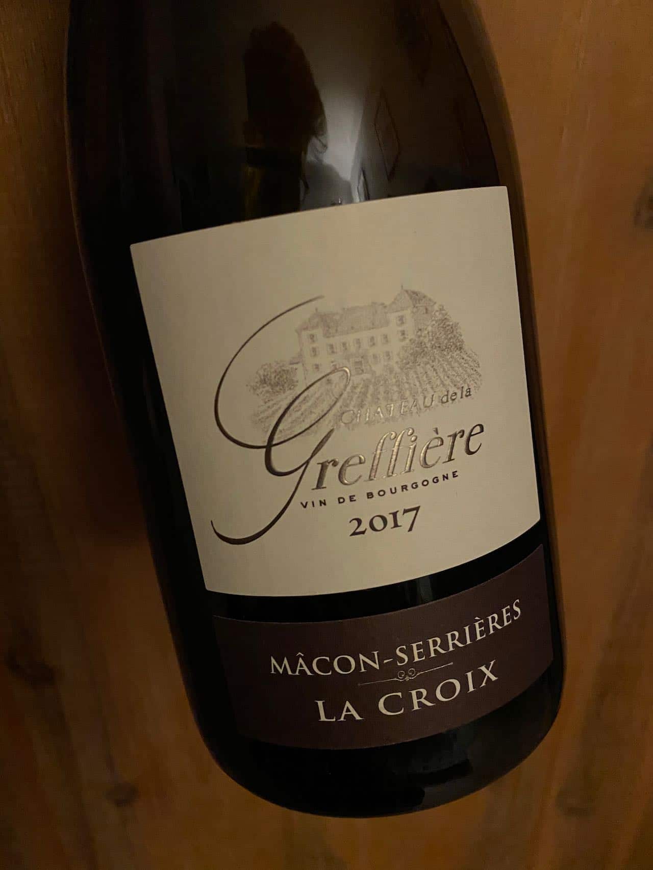 Dégustation a la volée #26 : Vin rouge Château de la Greffière Mâcon Serrières La Croix 2017