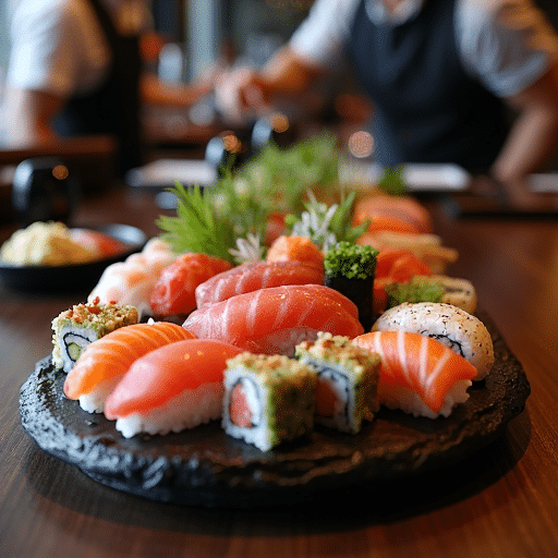 Plateau de sushi