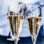 Verres de champagne