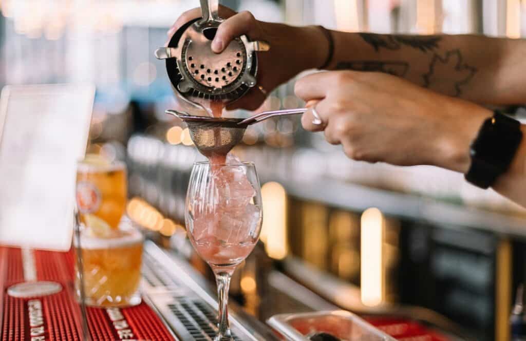 Préparation cocktail